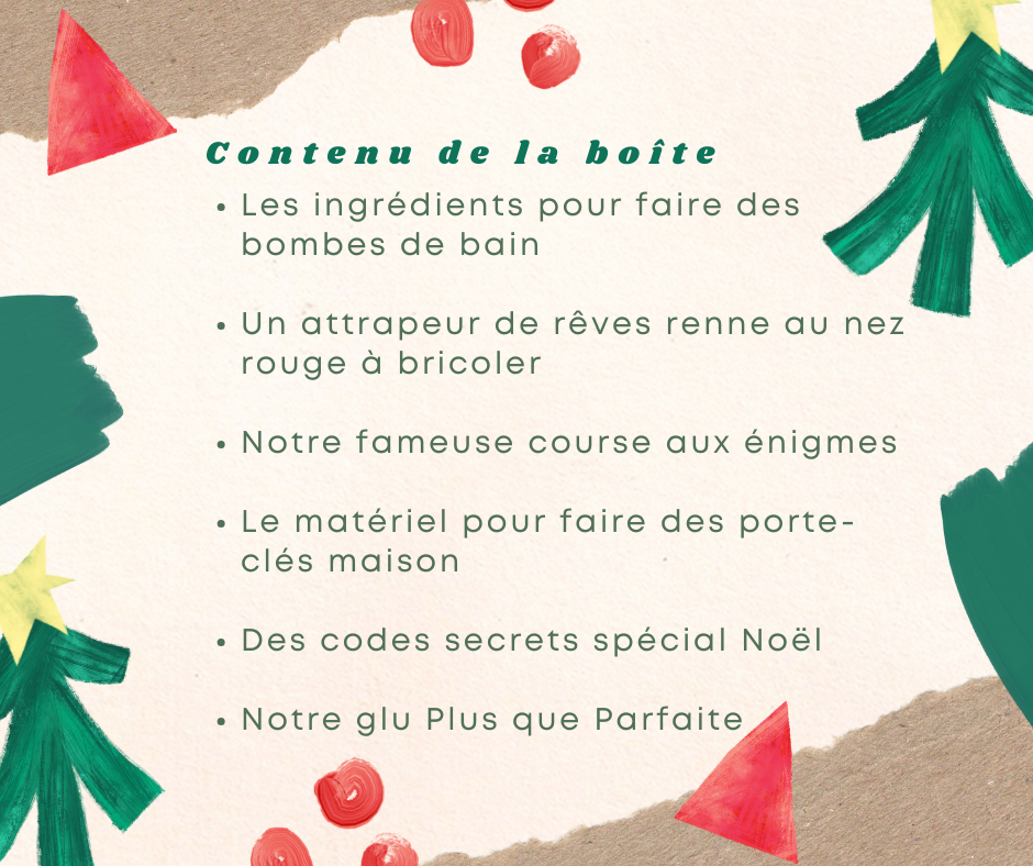 Boite d’activités thématiques de Noël